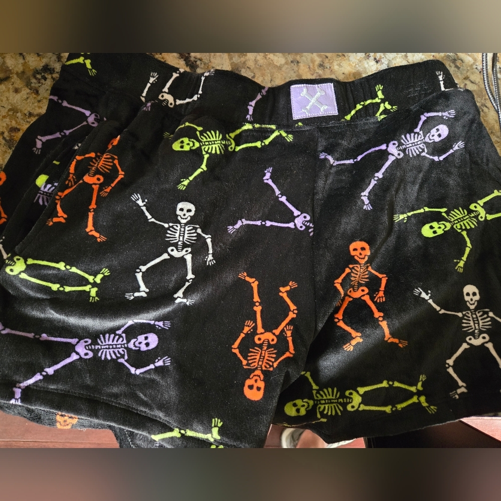 Colorful Skeleton Print Blanket